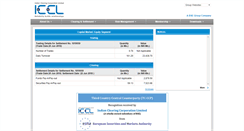 Desktop Screenshot of icclindia.com